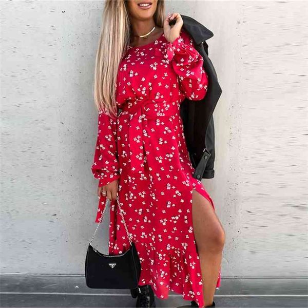 women autumn v neck button split long dress elegant gorgeous floral print party dress spring long sleeve a-line maxi dress 210915, Black;gray
women autumn v neck button split long dress elegant gorgeous floral print party dress spring long sleeve a-line maxi dress 210915, Black;gray