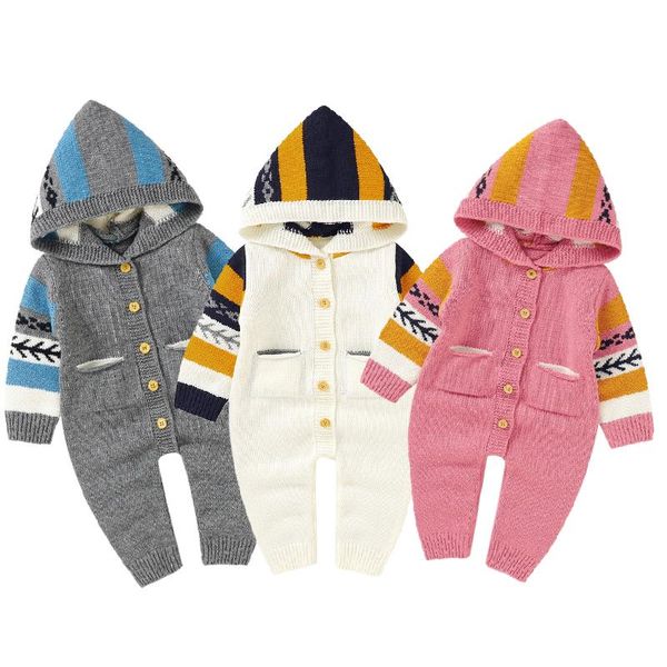 rompers lovely baby girls boys knitted romper, long sleeve hooded collar pants buttoned romper with pockets bodysuits jumpsuits, Blue
rompers lovely baby girls boys knitted romper, long sleeve hooded collar pants buttoned romper with pockets bodysuits jumpsuits, Blue