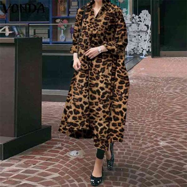 plus size women dress 2021 vonda casual long sleeve vintage leopard print button shirt dresses loose autumn irregular vestidos, Black;gray
plus size women dress 2021 vonda casual long sleeve vintage leopard print button shirt dresses loose autumn irregular vestidos, Black;gray