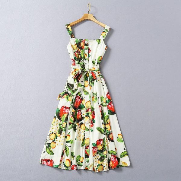 european and american women's clothing 2021 spring condole belt lace-up fashion lemon print dress casual dresses, Black;gray
european and american women's clothing 2021 spring condole belt lace-up fashion lemon print dress casual dresses, Black;gray