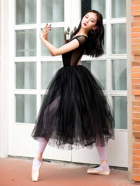 stage wear white black mesh lace dance 80cm long tutu hidden elastic waist tulle ballet skirt adults ballerina women princess ball skirts, Black;red
stage wear white black mesh lace dance 80cm long tutu hidden elastic waist tulle ballet skirt adults ballerina women princess ball skirts, Black;red