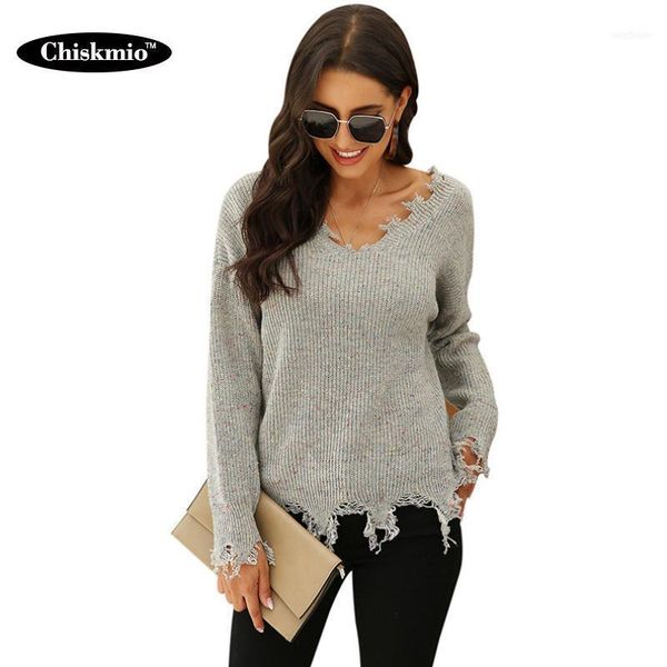women's sweaters chiskmio tassel knitted sweater women v-neck knitting colorful speckle pullover loose long sleeve ladies knitwear clo, White;black
women's sweaters chiskmio tassel knitted sweater women v-neck knitting colorful speckle pullover loose long sleeve ladies knitwear clo, White;black