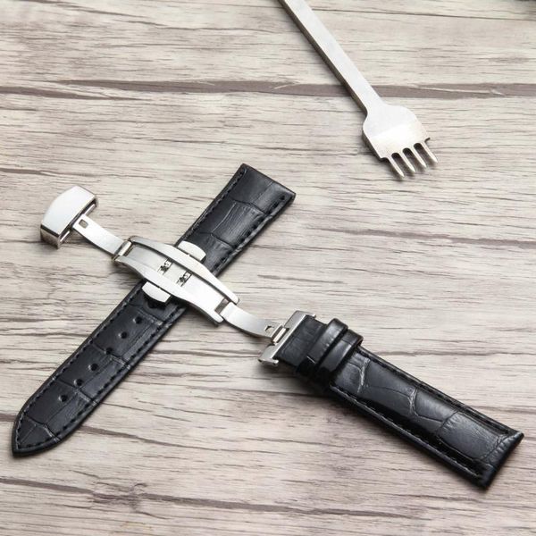watch bands butterfly button double press automatic buckle strap cowhide bamboo stripe, Black;brown
watch bands butterfly button double press automatic buckle strap cowhide bamboo stripe, Black;brown
