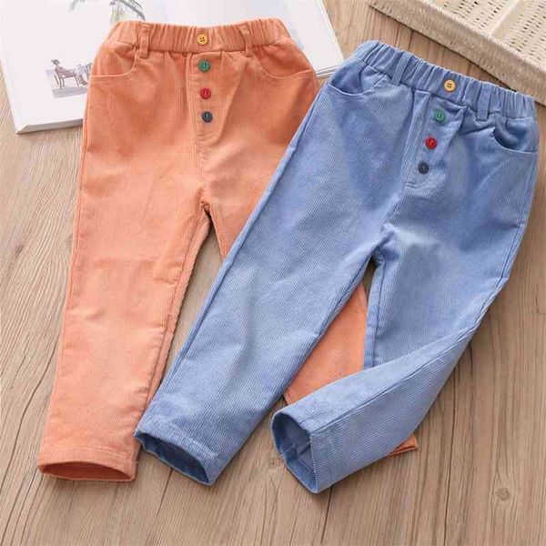 baby corduroy casual pants new spring autumn children's clothing kids button solid color trousers for girls2-5-8-10 years 210414, Blue
baby corduroy casual pants new spring autumn children's clothing kids button solid color trousers for girls2-5-8-10 years 210414, Blue