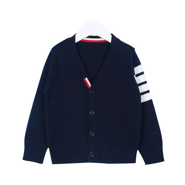 casual striped boys sweater long sleeve v-neck cardigan fashion knitted children autumn winter baby clothing, Blue
casual striped boys sweater long sleeve v-neck cardigan fashion knitted children autumn winter baby clothing, Blue