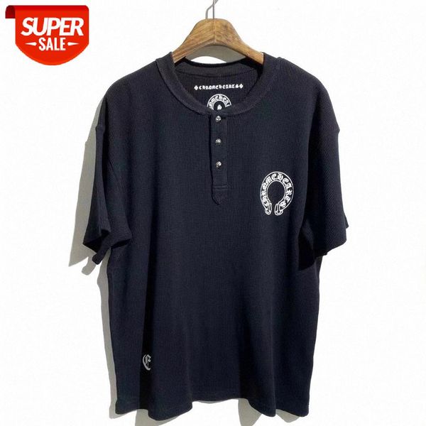 tier ch crowe ss classic sanskrit printed button placket men's waffle breathable short-sleeved t-shirt #c97z, White;black
tier ch crowe ss classic sanskrit printed button placket men's waffle breathable short-sleeved t-shirt #c97z, White;black