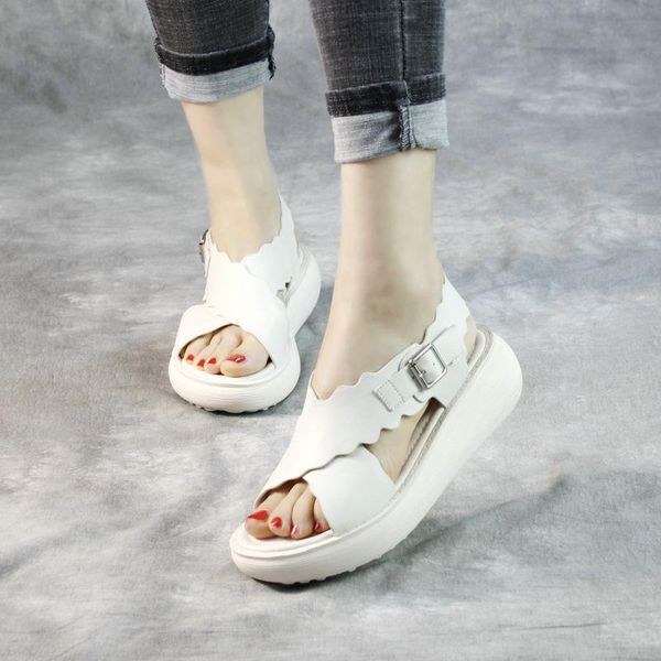 women sandals leather white casual summer shoes for high heels wedge genuine beach black2021, Black
women sandals leather white casual summer shoes for high heels wedge genuine beach black2021, Black