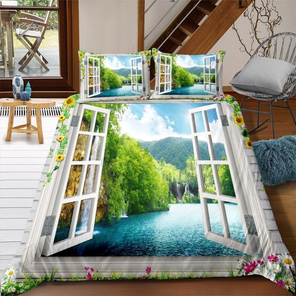bedding sets fake windows print set 3d scenery duvet cover landscape waterfall garden quilt microfiber bedclothes bedroom decor
bedding sets fake windows print set 3d scenery duvet cover landscape waterfall garden quilt microfiber bedclothes bedroom decor