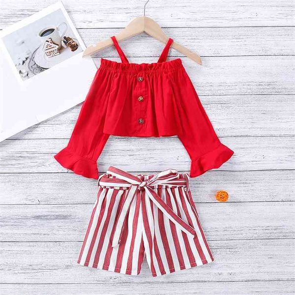 summer clothing sets kids stripe short 2pcs children's girl suit for girls 210528, White
summer clothing sets kids stripe short 2pcs children's girl suit for girls 210528, White