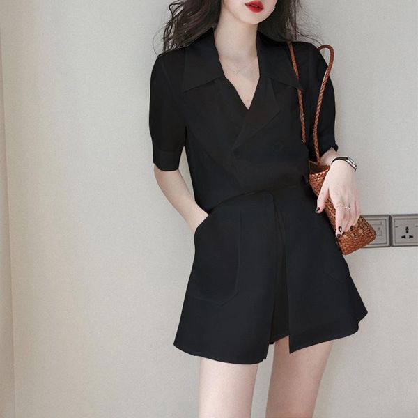 women's suits & blazers yu jie hepburn's retro style, small and slim, goddess fan's suit, two-piece pants female 2021 summer, White;black
women's suits & blazers yu jie hepburn's retro style, small and slim, goddess fan's suit, two-piece pants female 2021 summer, White;black
