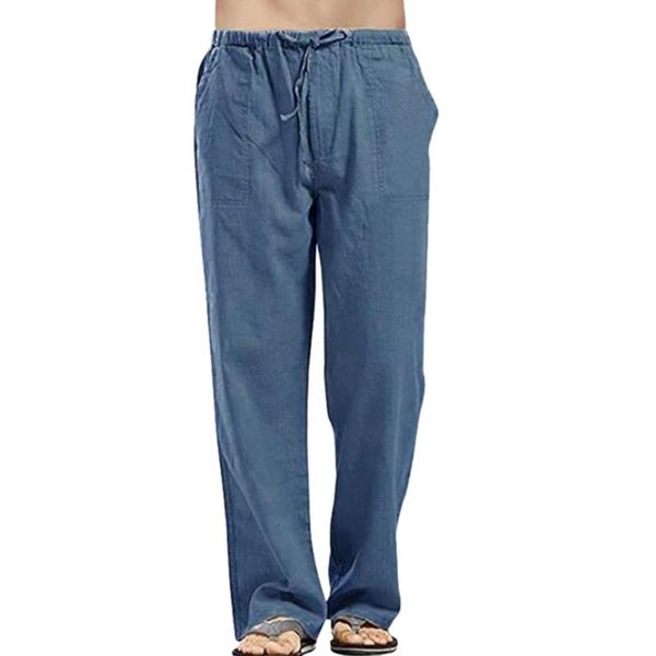 men's pants casual loose cotton and linen cool with pocket clothing elastic waist joggers mens, Black
men's pants casual loose cotton and linen cool with pocket clothing elastic waist joggers mens, Black