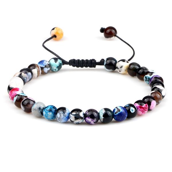 beaded, strands trendy natural stone braided bracelet 6mm fire agates beads yoga adjustable rope bracelet jewelry for women men friend gift, Black
beaded, strands trendy natural stone braided bracelet 6mm fire agates beads yoga adjustable rope bracelet jewelry for women men friend gift, Black