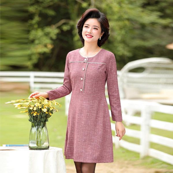 casual dresses women dress 2021 summer solid mother clothing female crewneck woman loose long sleeve trending clothes, Black;gray
casual dresses women dress 2021 summer solid mother clothing female crewneck woman loose long sleeve trending clothes, Black;gray