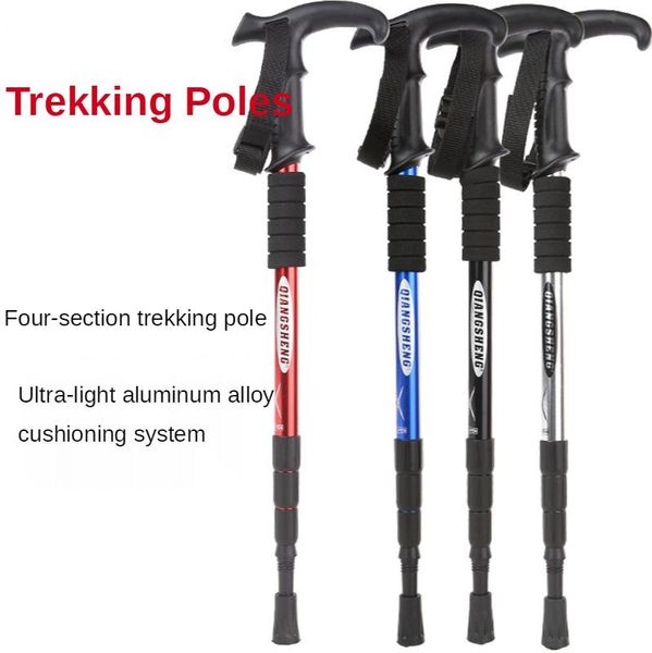 trekking poles walking sticks classic delicate pole 4 sections cane stick crutch for outdoor hiking
trekking poles walking sticks classic delicate pole 4 sections cane stick crutch for outdoor hiking