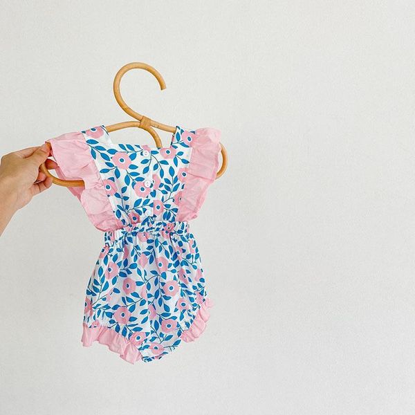 rompers milancel 2021 summer baby girls bodysuit nerborn clothing ruffle sleeve infant one piece outerwear, Blue
rompers milancel 2021 summer baby girls bodysuit nerborn clothing ruffle sleeve infant one piece outerwear, Blue