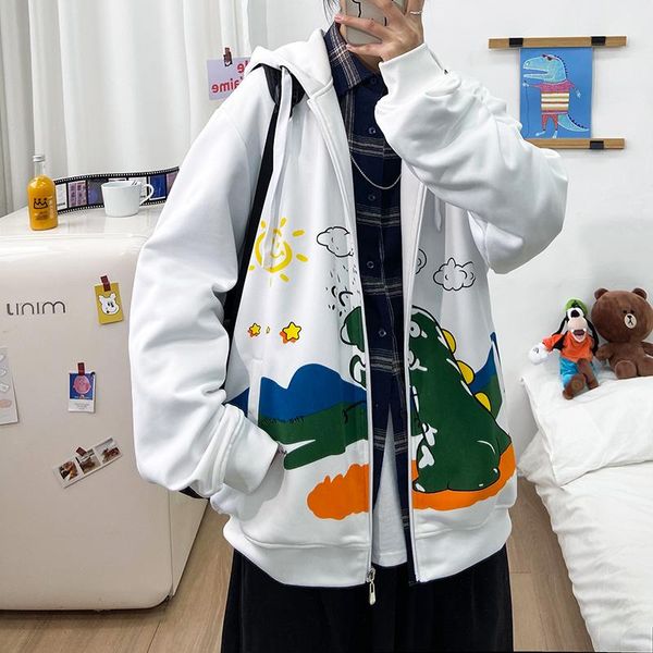 men's jackets graffiti dragon print zipper hooded streetwear men women coats hip hop harajuku casual, Black;brown
men's jackets graffiti dragon print zipper hooded streetwear men women coats hip hop harajuku casual, Black;brown