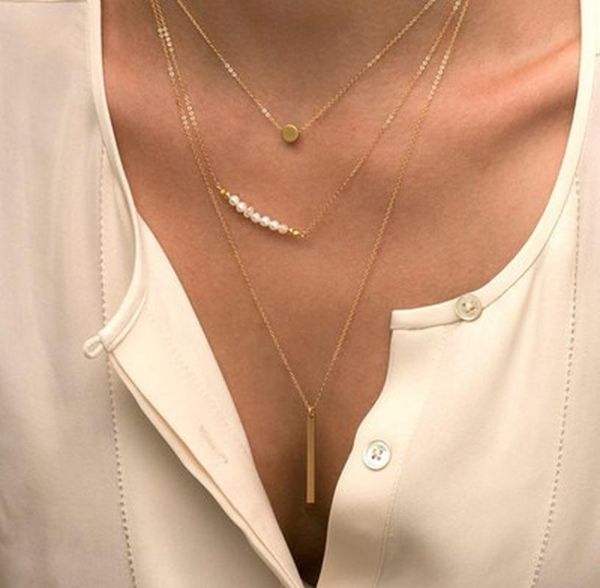 pendant necklaces jewelry aestheticism fashion simple pearl club multilayer necklace women, Silver
pendant necklaces jewelry aestheticism fashion simple pearl club multilayer necklace women, Silver