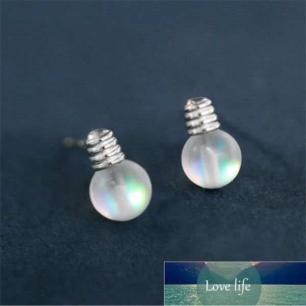 new personality sweet colorful moonstone bulb 925 sterling silver jewelry compact temperament crystal stud earrings e098 factory price exper, Golden;silver
new personality sweet colorful moonstone bulb 925 sterling silver jewelry compact temperament crystal stud earrings e098 factory price exper, Golden;silver