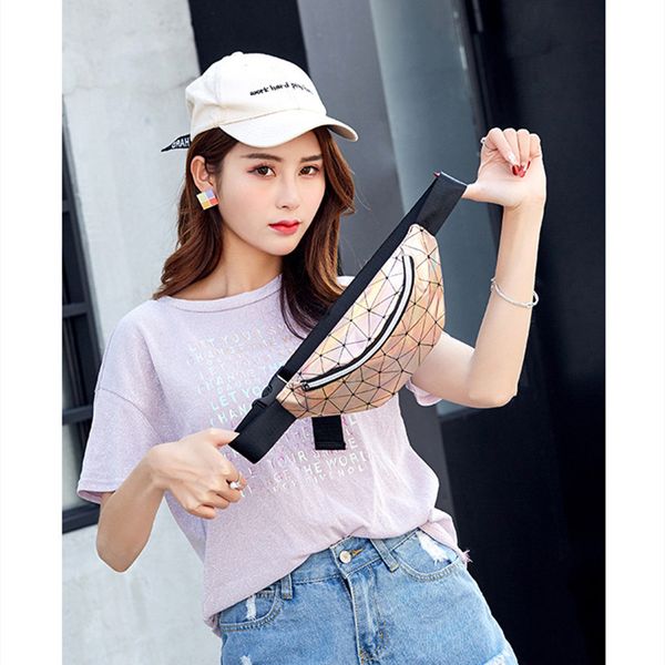 womens fashion waist packs personalized rock and roll color pu leather flashing lattice lingge belt bag fanny pack
womens fashion waist packs personalized rock and roll color pu leather flashing lattice lingge belt bag fanny pack