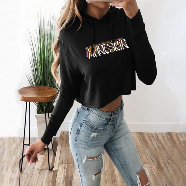 women's hoodies & sweatshirts maneskin fashion printed women short mouwen hooded casual streetwear, Black
women's hoodies & sweatshirts maneskin fashion printed women short mouwen hooded casual streetwear, Black