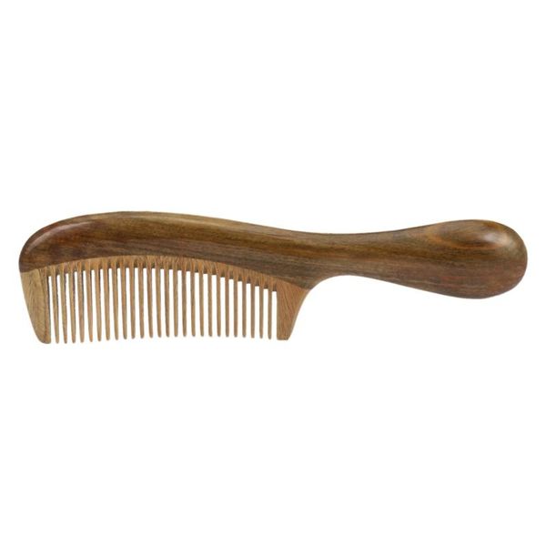 hair brushes handmade natural green sandalwood combs - anti-static scent detangler wooden comb (wide tooth), Silver
hair brushes handmade natural green sandalwood combs - anti-static scent detangler wooden comb (wide tooth), Silver