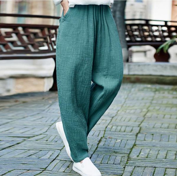 women's pants & capris 2021 spring summer trousers women pockets solid loose elastic waist harem cargo baggy cotton linen, Black;white
women's pants & capris 2021 spring summer trousers women pockets solid loose elastic waist harem cargo baggy cotton linen, Black;white