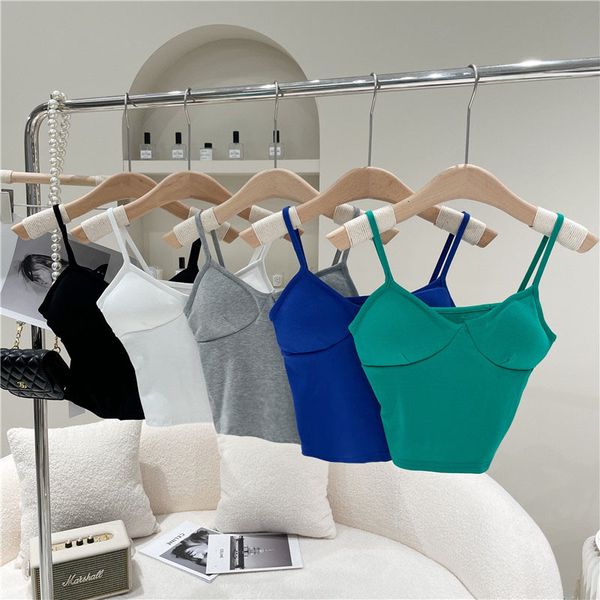 tanks spring summer 2021 women's fashions lean without sleeves with open v-cleavage black bottom shirt suspend waistcoat, White
tanks spring summer 2021 women's fashions lean without sleeves with open v-cleavage black bottom shirt suspend waistcoat, White