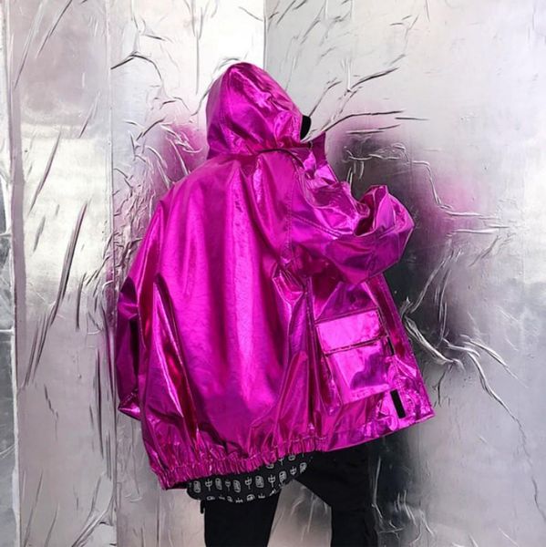 men's jackets harajuku mens casual loose fit hoody jacket streetwear hip hop outerwear coat man stage show silver golden printed baggy, Black;brown
men's jackets harajuku mens casual loose fit hoody jacket streetwear hip hop outerwear coat man stage show silver golden printed baggy, Black;brown