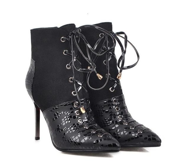 plus size 33 34 to 42 43 black stone grain pointy toe red bottoms high heels ankle boots
plus size 33 34 to 42 43 black stone grain pointy toe red bottoms high heels ankle boots