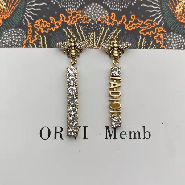 letter earrings bee diamond fashion 925 silver needle female exclusive fine jewel, Golden
letter earrings bee diamond fashion 925 silver needle female exclusive fine jewel, Golden