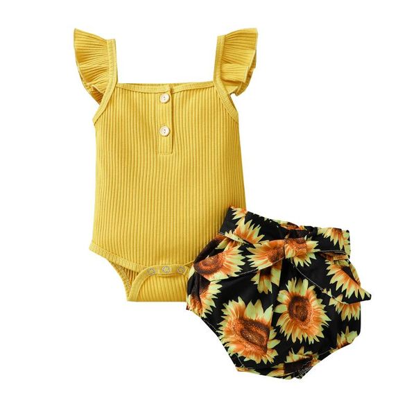 clothing sets born infant baby girls clothes outfits kids ruffles sleeve romper + sunflower print bow shorts headband 6m- 3y, White
clothing sets born infant baby girls clothes outfits kids ruffles sleeve romper + sunflower print bow shorts headband 6m- 3y, White