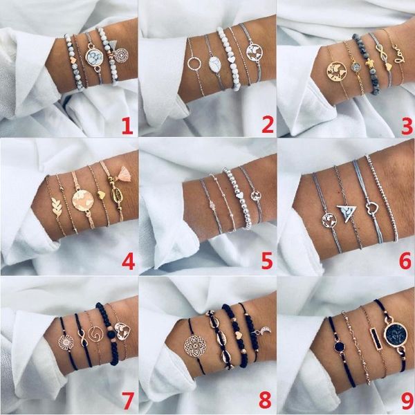 charm bracelets 2021 bohemian love geometry crystal natural stone zircon set bracelet pearl shell star moon jewelry for women, Golden;silver
charm bracelets 2021 bohemian love geometry crystal natural stone zircon set bracelet pearl shell star moon jewelry for women, Golden;silver