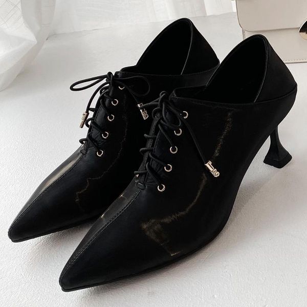 dress shoes sarairis female cool street patent leather mules lace-up pumps women spring fashion high heels woman, Black
dress shoes sarairis female cool street patent leather mules lace-up pumps women spring fashion high heels woman, Black