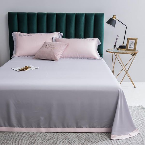 sheets & sets 600tc embroidery tencel silk solid color bed sheet soft mattress cover flat covers home textile #/
sheets & sets 600tc embroidery tencel silk solid color bed sheet soft mattress cover flat covers home textile #/