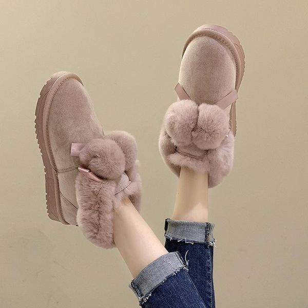 boots ankle for women fashion warm snow winter woman casual flat sole fur comfortable shoes kids, Black
boots ankle for women fashion warm snow winter woman casual flat sole fur comfortable shoes kids, Black