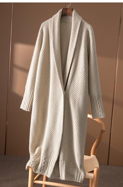 women's knits & tees casual long cashmere cardigan women vintage loose sweater coat solid oversized jumper korean fashion clothes, White
women's knits & tees casual long cashmere cardigan women vintage loose sweater coat solid oversized jumper korean fashion clothes, White