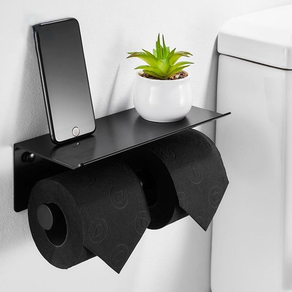 toilet paper holders double roll holder space aluminum waterproof bathroom accessories household punch-mobile phone tissue
toilet paper holders double roll holder space aluminum waterproof bathroom accessories household punch-mobile phone tissue