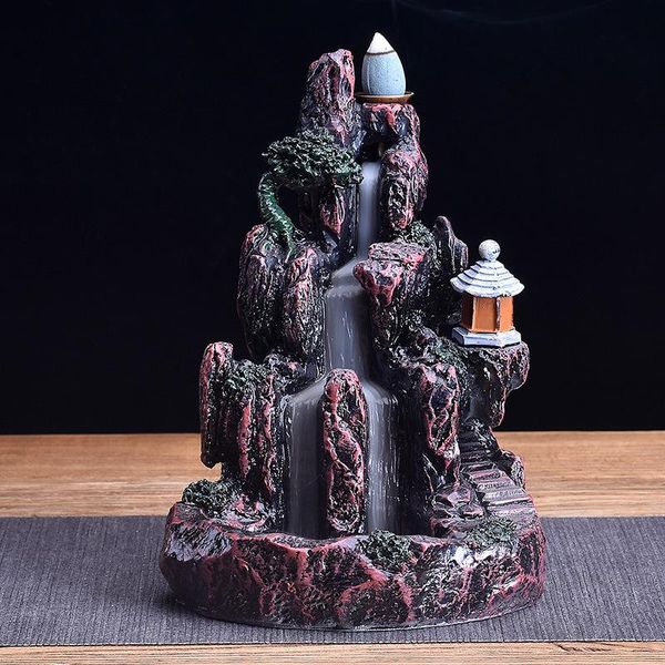 resin backflow ceramic incense burner flowing water cone holder w/ 50 cones with/without led it a incense, clean air, refreshing fragrance l
resin backflow ceramic incense burner flowing water cone holder w/ 50 cones with/without led it a incense, clean air, refreshing fragrance l