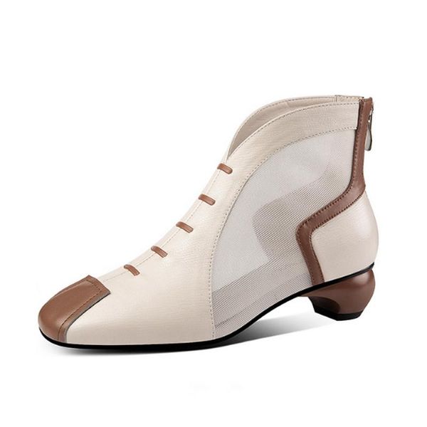 boots women 's shoes ankle sandals 2021 summer square mid heel back zip soft leather female footwear black beige
boots women 's shoes ankle sandals 2021 summer square mid heel back zip soft leather female footwear black beige