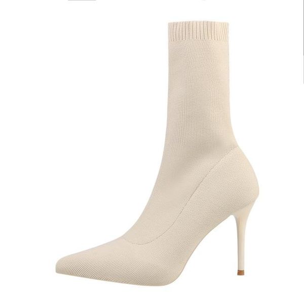 boots women stretch sock ankle 9cm stiletto high heel pointed toe ladies female plus size 34-42 shoes pumps lady, Black
boots women stretch sock ankle 9cm stiletto high heel pointed toe ladies female plus size 34-42 shoes pumps lady, Black