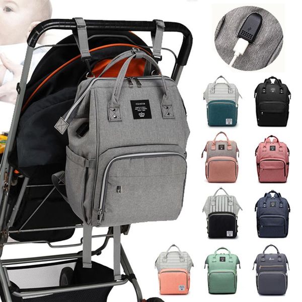 baby diaper bag mommy stroller bags usb large capacity waterproof nappy kits mummy maternity travel backpack nursing handbag
baby diaper bag mommy stroller bags usb large capacity waterproof nappy kits mummy maternity travel backpack nursing handbag