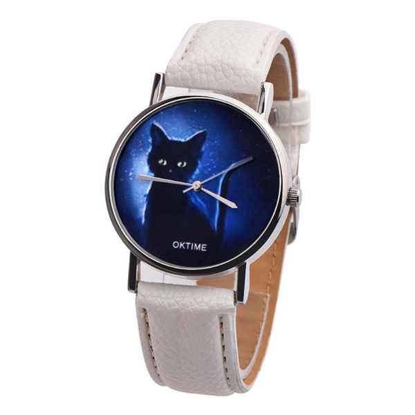 womens mysterious black cat faux leather analog quartz watch women watches bracelet ladied #4m03 wristwatches, Slivery;brown
womens mysterious black cat faux leather analog quartz watch women watches bracelet ladied #4m03 wristwatches, Slivery;brown