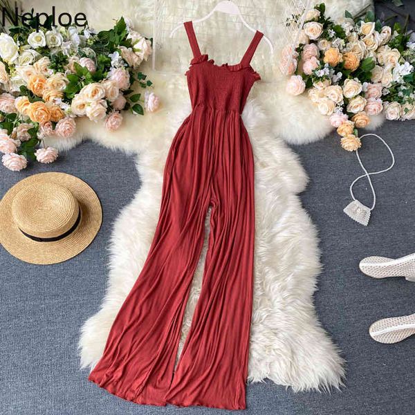 neploe boho sleeveless women rompers summer stretch slim waist wide leg pans bodysuits solid ruffle beach jumpsuits 1c340 210423, Black;white
neploe boho sleeveless women rompers summer stretch slim waist wide leg pans bodysuits solid ruffle beach jumpsuits 1c340 210423, Black;white