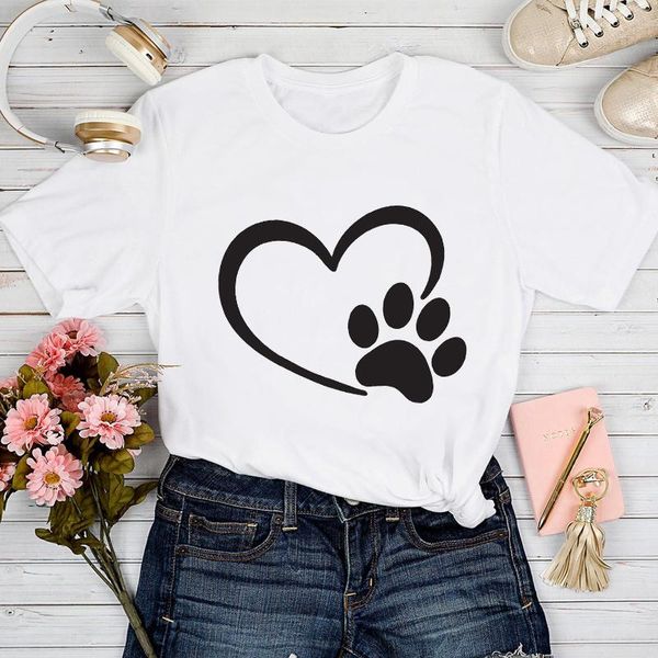 women's t-shirt t-shirts women love heart dog geometric pet clothing spring summer tshirt lady graphic female print clothes tee, White
women's t-shirt t-shirts women love heart dog geometric pet clothing spring summer tshirt lady graphic female print clothes tee, White