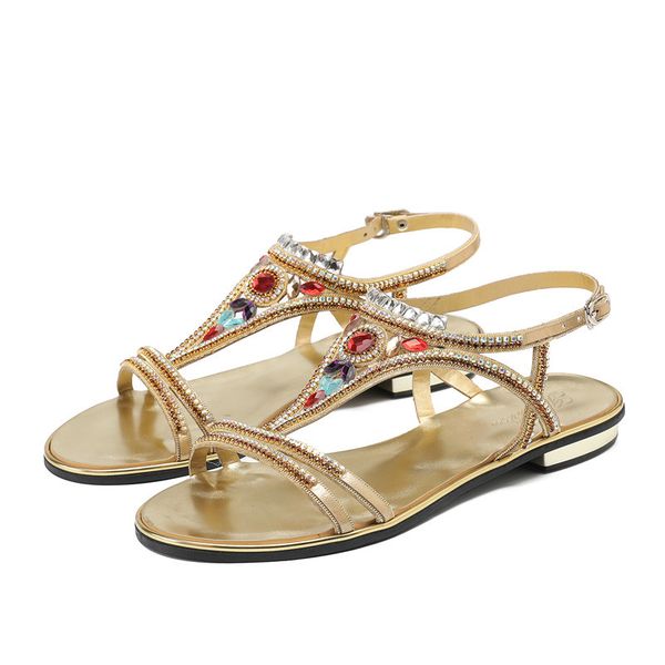 sandals women crystals flat open toe ankle buckle strap flats rhinestones lady summer beach shoes 8sq5, Black
sandals women crystals flat open toe ankle buckle strap flats rhinestones lady summer beach shoes 8sq5, Black
