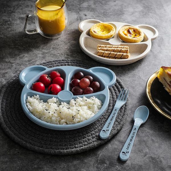 cubs children's dinner set wheat straw creative tableware baby dish tray breakfast addition fork and spoon bowls
cubs children's dinner set wheat straw creative tableware baby dish tray breakfast addition fork and spoon bowls