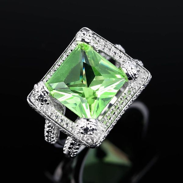 wedding rings trendy square green crystal ring for women fashion jewelry couple geometric zircon lady wholesale q355, Slivery;golden
wedding rings trendy square green crystal ring for women fashion jewelry couple geometric zircon lady wholesale q355, Slivery;golden