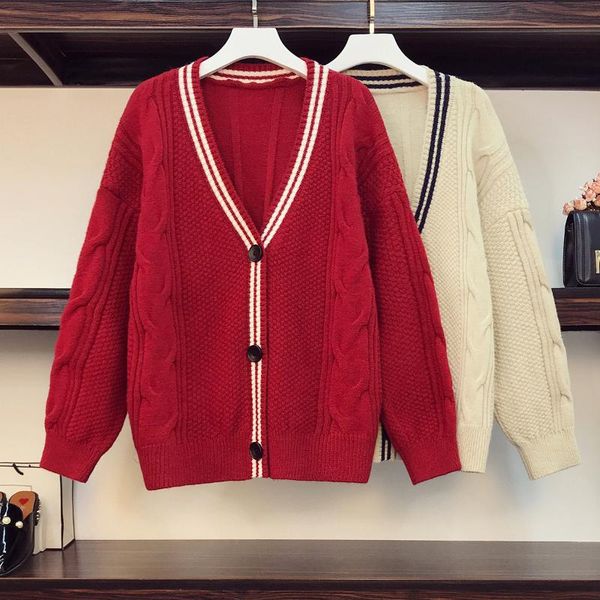 women's vests 2021 autumn and winter clothes fat sister fashion loose thin versatile age reducing knitted cardigan sweater, Black;white
women's vests 2021 autumn and winter clothes fat sister fashion loose thin versatile age reducing knitted cardigan sweater, Black;white