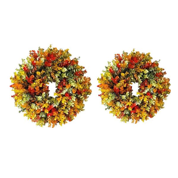decorative flowers & wreaths artificial autumn garland eucalyptus wreath fall front door ornaments festival wedding party decor
decorative flowers & wreaths artificial autumn garland eucalyptus wreath fall front door ornaments festival wedding party decor