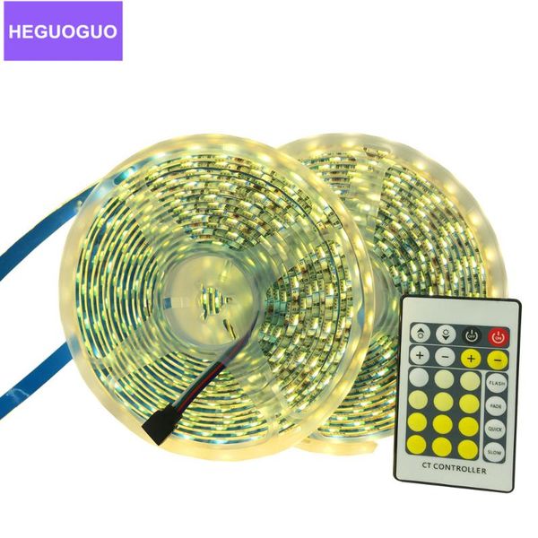 strips 5m 10m smd double color led strip dc12v cw/ww dual white temperature adjustable cct tape+24key controller+power
strips 5m 10m smd double color led strip dc12v cw/ww dual white temperature adjustable cct tape+24key controller+power